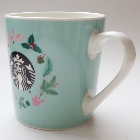 Starbucks 2019 Holiday Wreath Coffee Mug 18 Oz - Picture 4 of 8